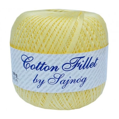Kordonek Cotton Fillet 0021 BLADY ŻÓŁTY