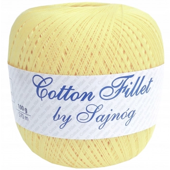 Kordonek Cotton Fillet 0021 ŻÓŁTY