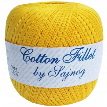 Kordonek Cotton Fillet 0020 ŻÓŁTY